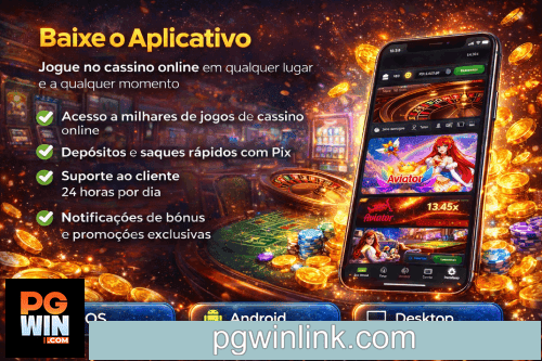 Aplicativo móvel PGWIN para iOS e Android